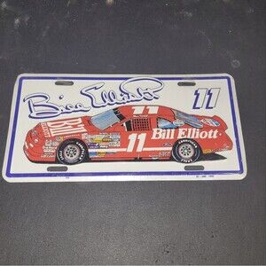 NASCAR Bill Elliot Collector's License Plate